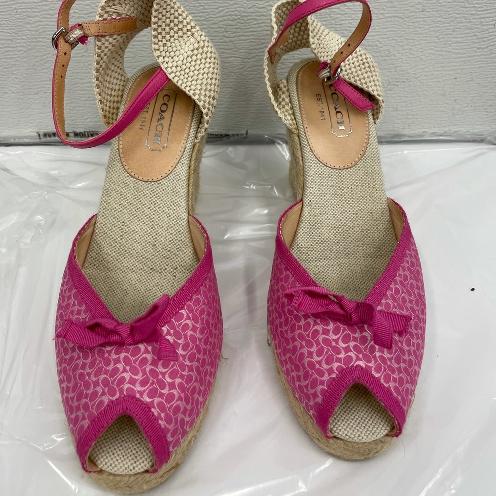 Women’s Coach wedge sandals